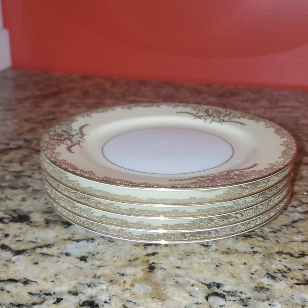 1116 5 Pc Noritake Goldenglo Bread&Butter Plates - Picture 2 of 11